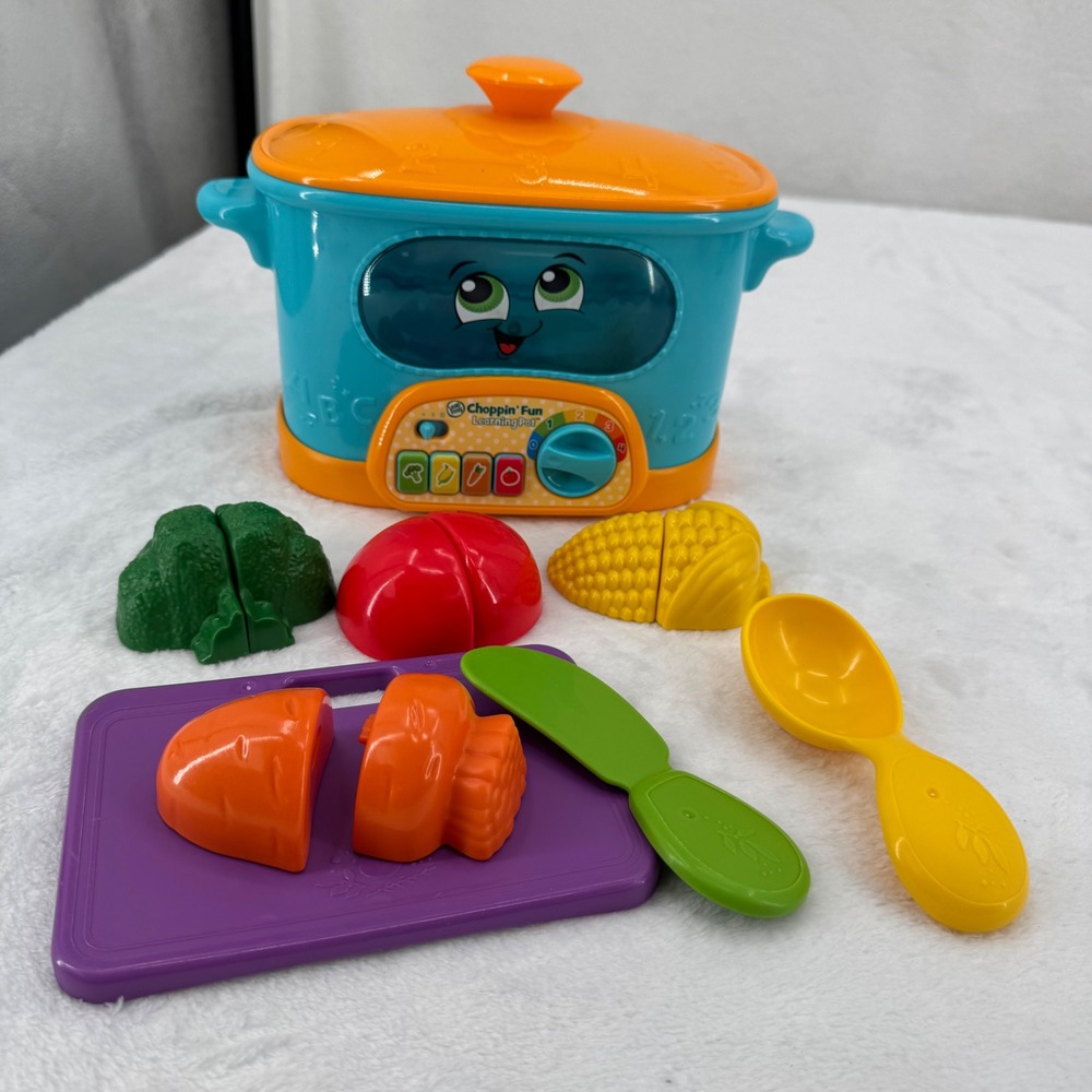 LeapFrog Choppin Fun Learning Pot Interactive Kids Toddler Cooking Kitchen Toy
